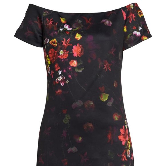 SAM EDELMAN Floral Off the Shoulder Dress size 6 - Picture 2 of 10